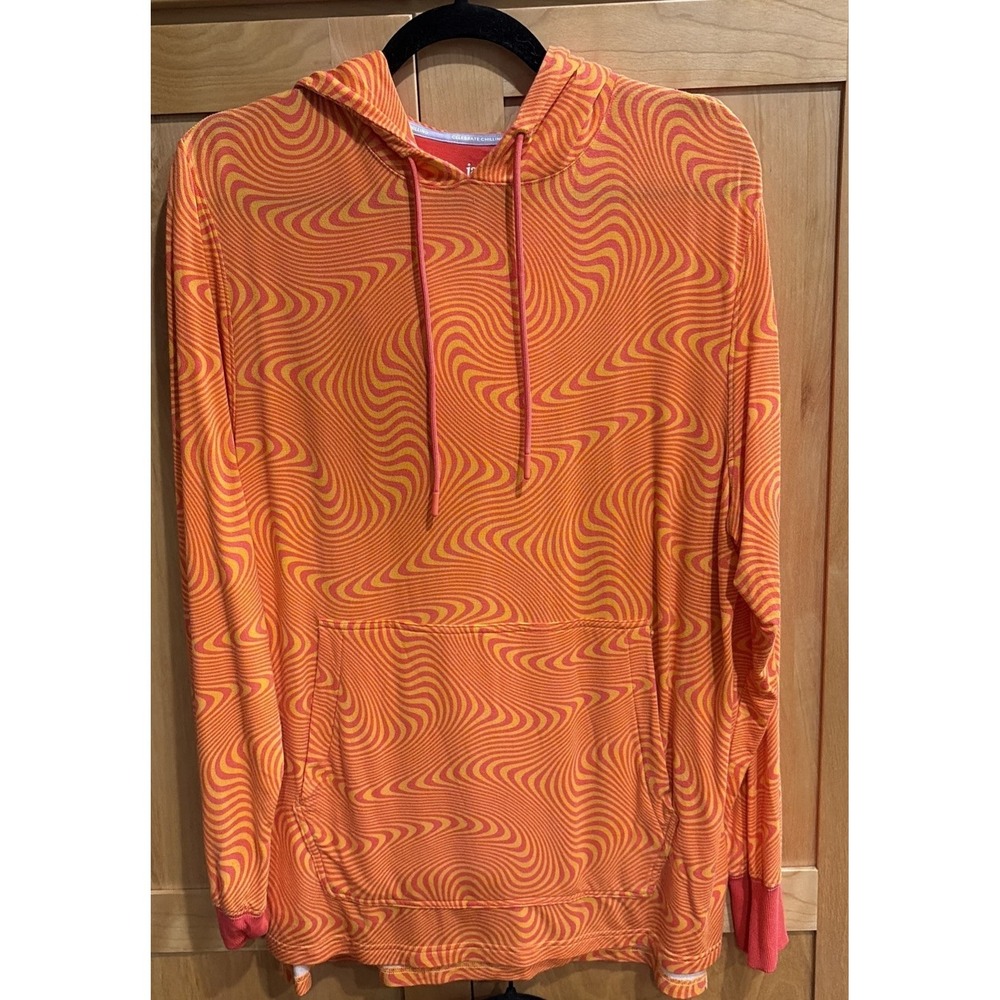 Jambys Lightweight House Hoodie Groovy Swirl Long Sleeve Sz M -Limited Edition!
